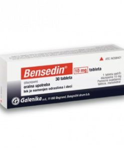 Bensedin/Diazepam 10mg tablets